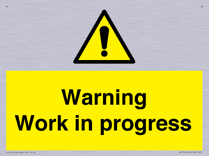 Warning Work in progress